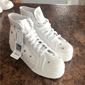 Superga Platform White sneakers